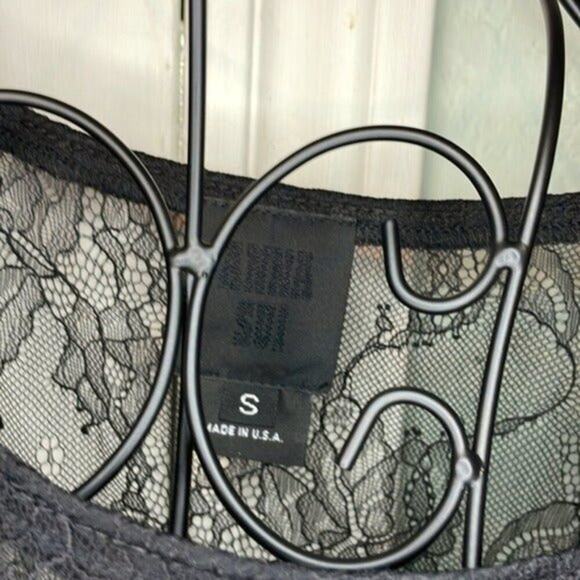 Anna Sui Black Lace Blouse - Picture 7 of 7